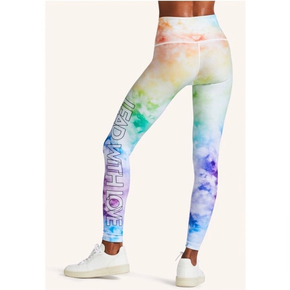 Peloton WITH Reversible Lead With Love Leggings Size Large NWT - Picture 3 of 11